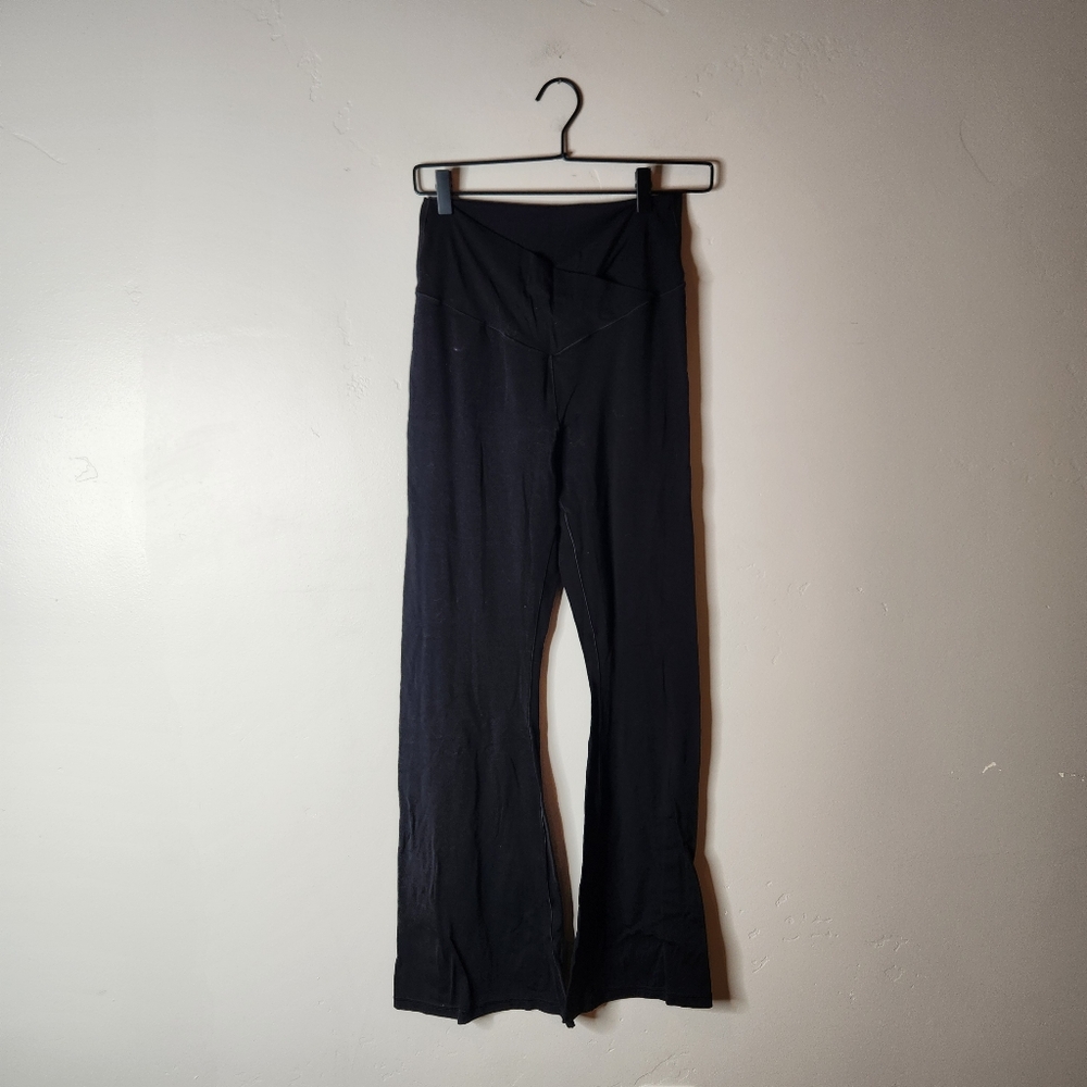 Aerie Offline Real Me High Waisted Crossover Wide Leg Leggings Size Large - Picture 2 of 6
